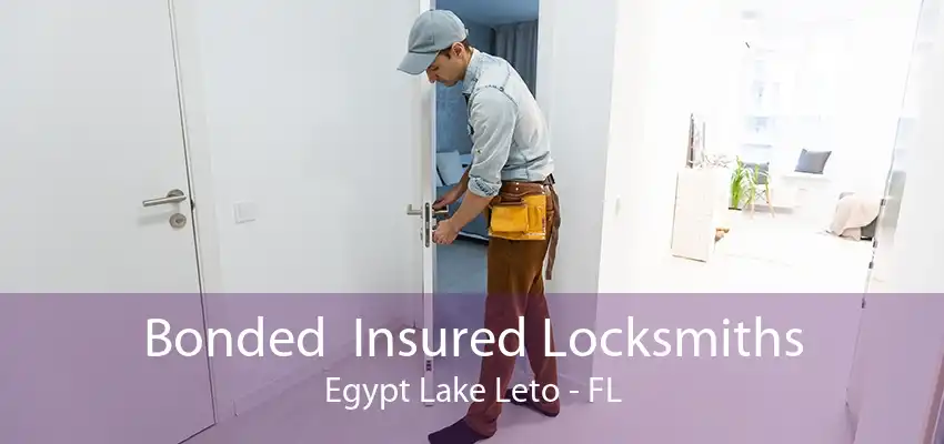 Bonded  Insured Locksmiths Egypt Lake Leto - FL