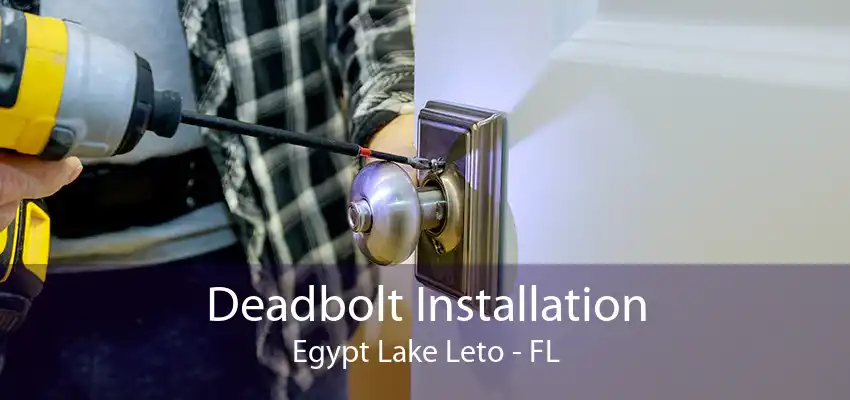 Deadbolt Installation Egypt Lake Leto - FL